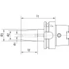 Termo upínač DIN69893A A63 25,0x130mm HAIMER