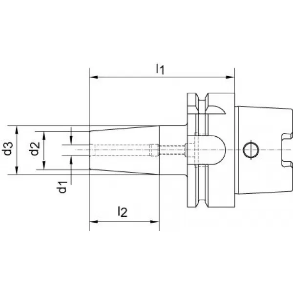 Termo upínač DIN69893A A63 25,0x130mm HAIMER
