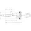 Hydro upínač HPH 3° DIN69871ADB SK40 3mm WTE