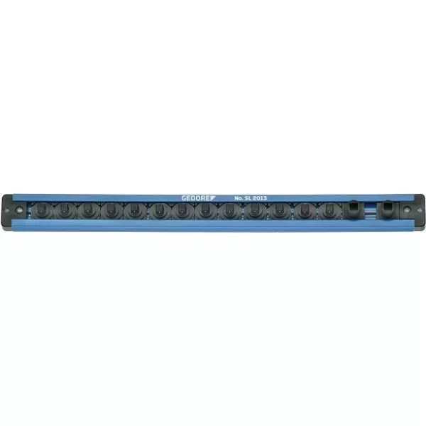 Nástrčná lišta, 13 vnějších a 2 vnitřní 4-hranných adaptérů 1/4" 380mm GEDORE