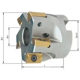 Hlava pro rohovou frézu 90° Z4 vnitřní chlazení D40mm pro APKT16