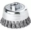 Kartáč hrncový ocel.drát splét. 65x0,3mm Lessmann