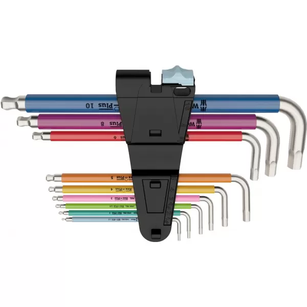 Sada imbus klíčů Multicolor nerez 9 ks. Wera 05022669001