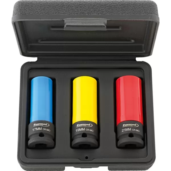 Sada nástrčných kovaných klíčů 1/2" 3 ks FORMAT