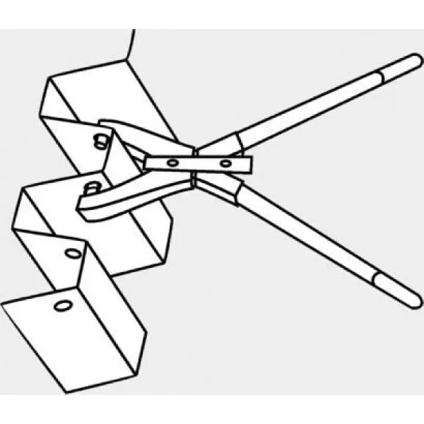 Děrovací kleště na lichoběžníkový plech 700mm ALARM