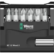 Sada bitů Bit-Check 12 Wood 2 Wera 05057422001