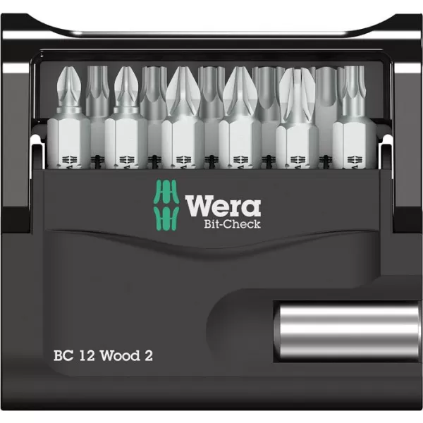 Sada bitů Bit-Check 12 Wood 2 Wera 05057422001