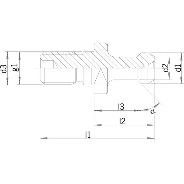 Utahovací čep JISB6339 BT30 45° HAIMER