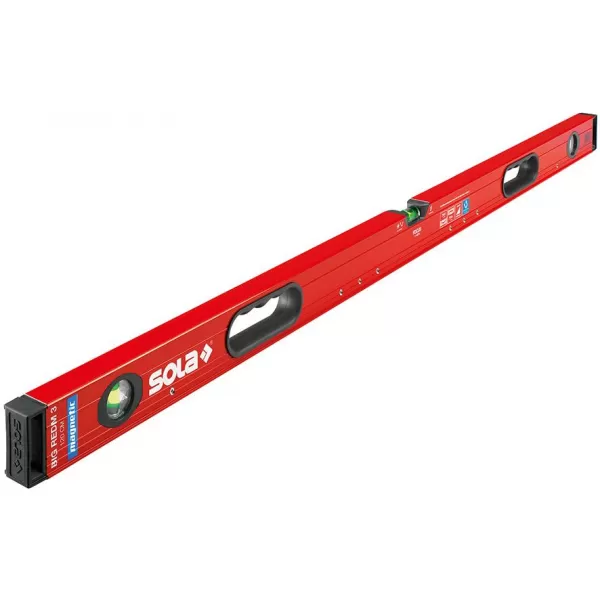 Vodováha s magnetem LM Big REDM 3 180cm práš.povrstv. Sola