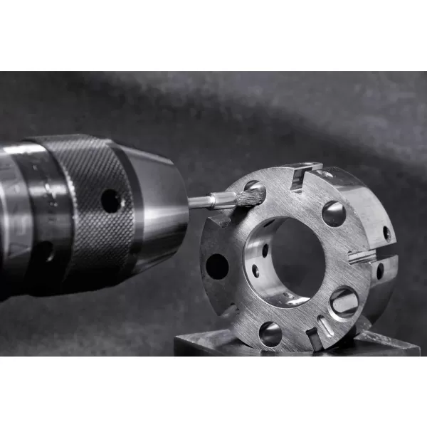 Miniat.Kartáč štětcový ocel.drát vlnitý 5x0,1mm Lessmann