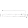 Termo upínač Nástavec extra štíhlý (slim) h6 160x16x10mm HAIMER
