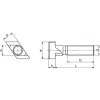 Šroub Rhombus M12x14x80mm AMF