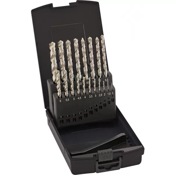 Sada vrtáků na kov DIN338 HSS-Co5 vybrouš.,typ N 1-5,9mm FORTIS