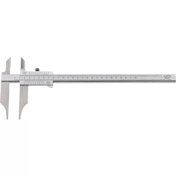 Posuvné měřítko odečítání bez paralaxy + měřicí hroty 500x150mm FORMAT