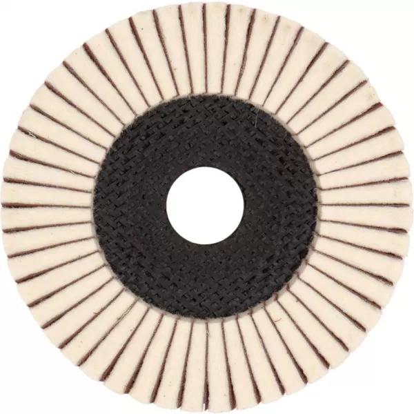 Leštící lamelový kotouč 125mm plstěné plátno FORMAT