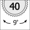 Ráčna s přepínací páčkou 1/4" 40zubů 127mm GEDORE