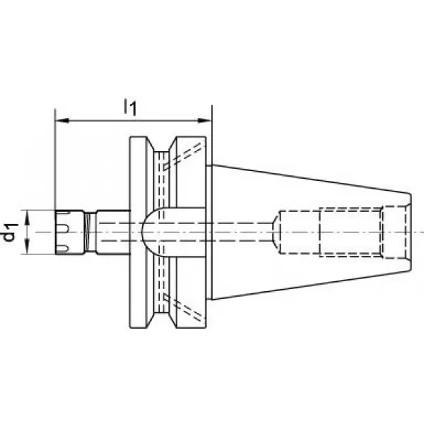 Mini kleštinový upínač JISB6339ADB A100 BT40- ER11M FORTIS
