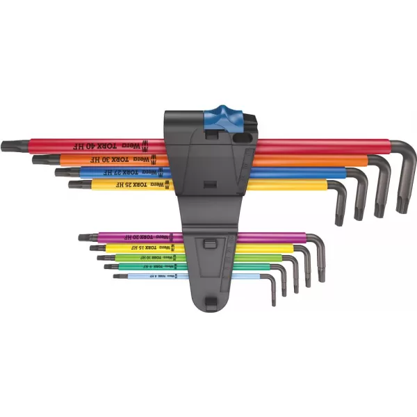 Sada imbus klíčů TORX® Color 9 ks T8-T40 Wera 05024470001
