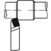 Soustružnický nůž HM DIN4971 levý 16x16x110mm P25/30 WILKE