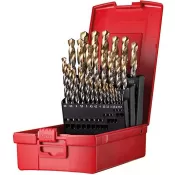 Sada vrtáků do kovu 1-13mm x0,5+KL A002 v boxu 118G typ N 4xD 29 ks Tin Tip A095206 Dormer