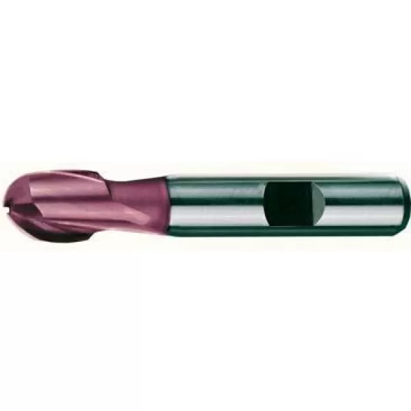 Rádiusová fréza krátká DIN327 HSSCo8 TiALN typ N 2mm FORMAT