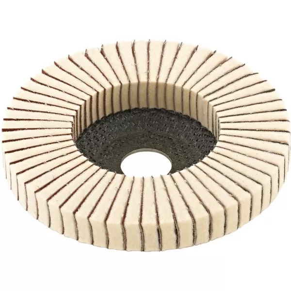 Leštící lamelový kotouč 125mm plstěné plátno FORMAT