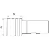 Závitové rychlovýměnné sklíčidlo M14-33 32x97mm FORTIS