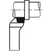 Soustružnický nůž čelní HM DIN4977 levý P25/30 16x16x110mm WILKE