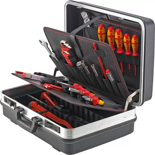 Kufr na nářadí 460x315x170mm ABS Panel s kapsami FORMAT