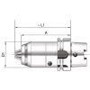 Krátké sklíčidlo na vrtáky CNC DIN69893 vnitřní chlazení 1-16mm HSK 63 FORMAT