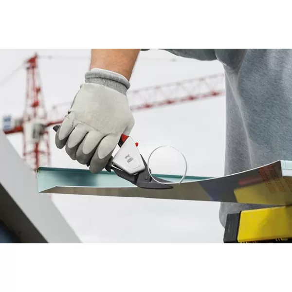 Nůžky na plech ideál pákový převod a 2-složková rukojeť, pravé 230mm Erdi