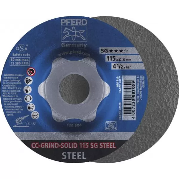 Kotouč brusný CC-GRIND Solid Steel 125mm PFERD
