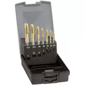 Sada strojních závitníků DIN371 HSS-Co5 TiN typ UNI tvar B M3-M12 GÜHRING