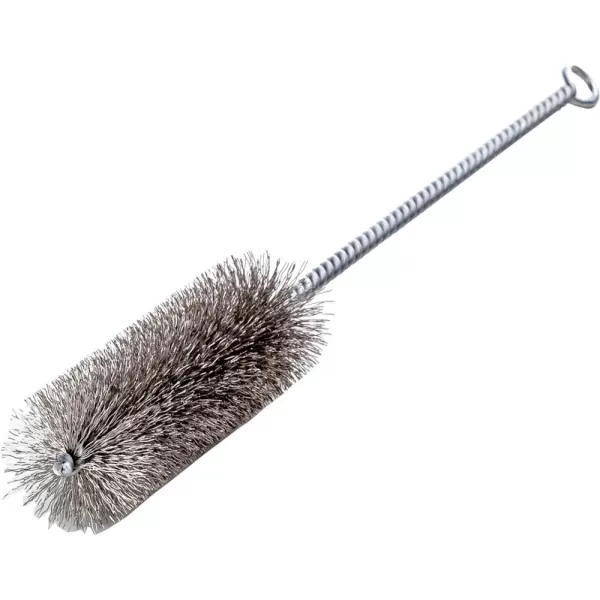 Válcový kartáč s očkem 15 x100/300mm, ocel. drát zvlněné Lessmann