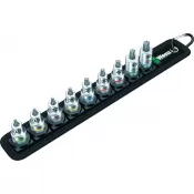 Sada nástrčných klíčů s přídržnou funkcí 3/8" TX-HF10-50x35/38,5mm 9 ks Wera 05003972001