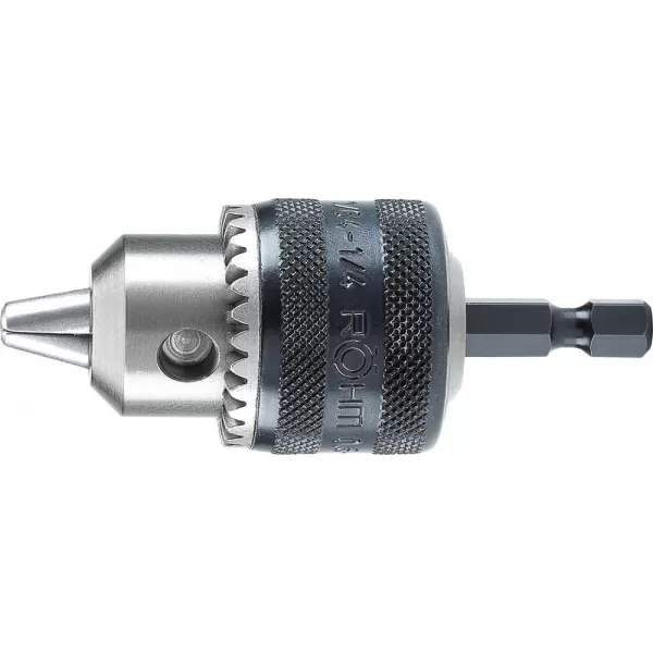 Sklíčidlo na vrtačku s ozubeným věncem 0,5-6,5mm E6,3 1/4" RÖHM