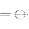 Magnetický plochý chapač bez závitu 10x4,5mm FORMAT