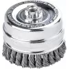 Kartáč hrncový ocel.drát splét. 100x0,5mm Lessmann