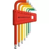 Sada imbus klíčů v plast.držáku 7 ks 1,5-8mm Rainbow Kul.hlava PB Swiss Tools