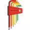 Sada imbus klíčů v plast.držáku 7 ks 1,5-8mm Rainbow Kul.hlava PB Swiss Tools
