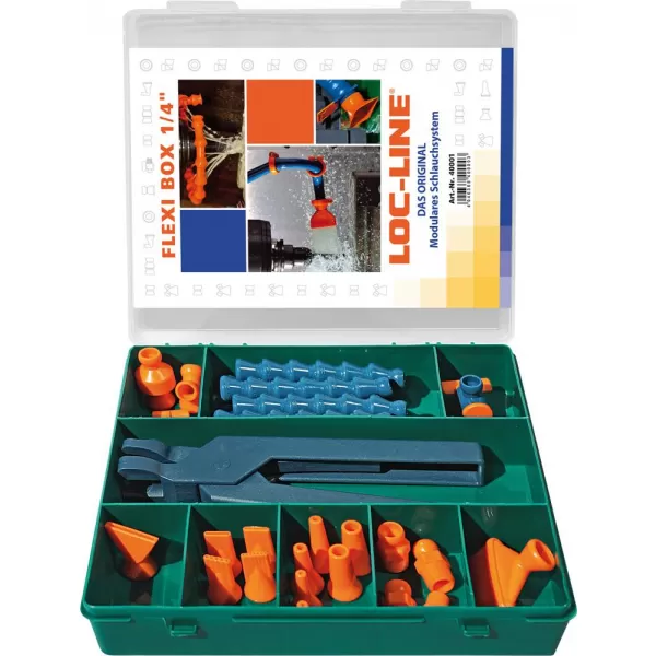 Sada hadice na chladivo flexi box 27 ks. 1/2" LOC-LINE