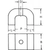 Podkovicový magnet 40,0x25,0x25,0mm FORTIS
