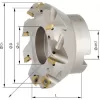 Rovinná fréza 45° Z10 Innenkühlung D100,0mm