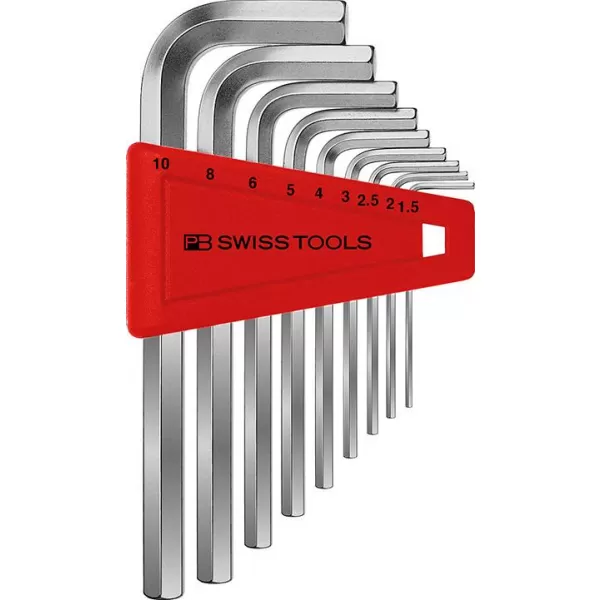 Sada imbus klíčů v plast.držáku 9 ks 1,5-10mm PB Swiss Tools