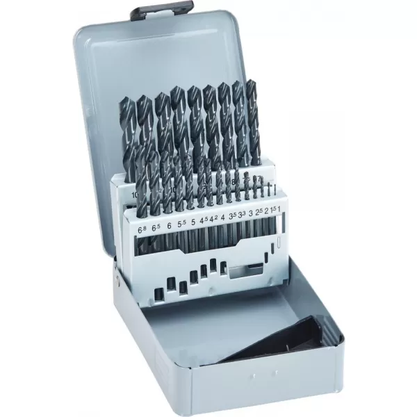 Sada vrtáků do kovu D338N HSS 1-10,5mm 24ks FORTIS