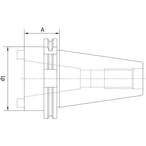 Redukční pouzdro DIN69871A SK40/SK30 FORTIS
