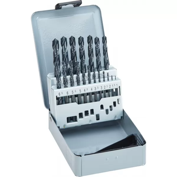 Sada vrtáků do kovu D338N HSS 1-10,0mm 19ks FORTIS