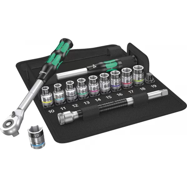 Gola sada 1/2" ZYKLOP Hybrid 13 ks Wera 05004090001