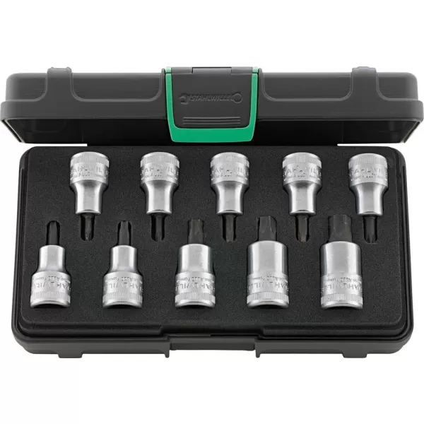 Sada nástrčných Torx® klíčů 1/2" 10ks T20-T60  Stahlwille