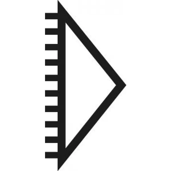 Pilník jehlový přesný trojhranný tvar 160mm sek 0 PFERD